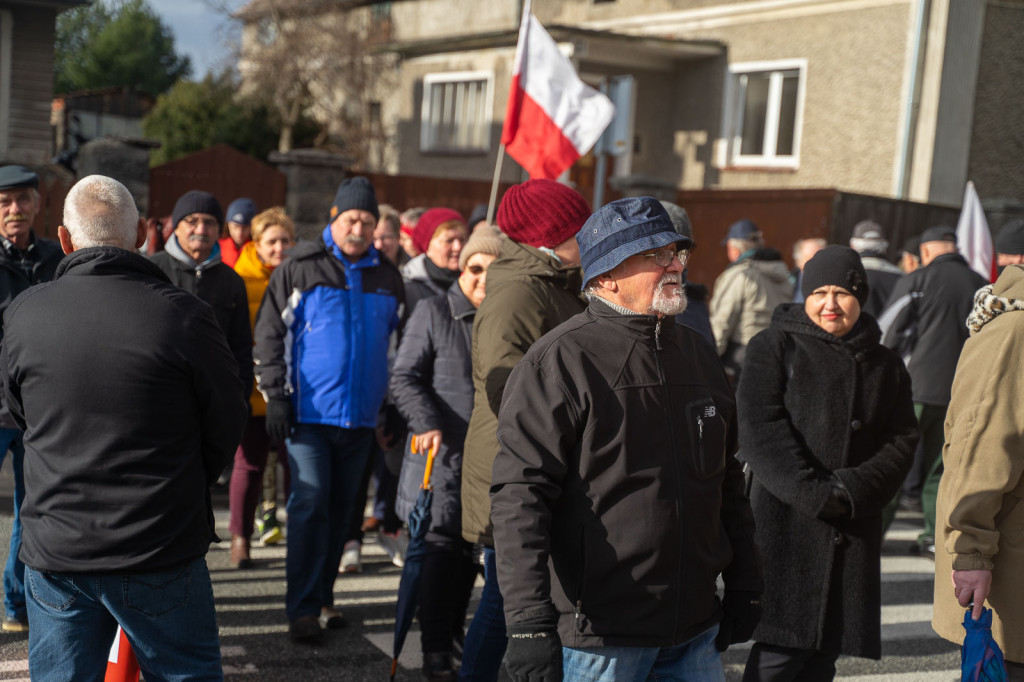 Kolejny protest mieszkańców Lubszy. Bartłomiej, uczeń miejscowej szkoły: 