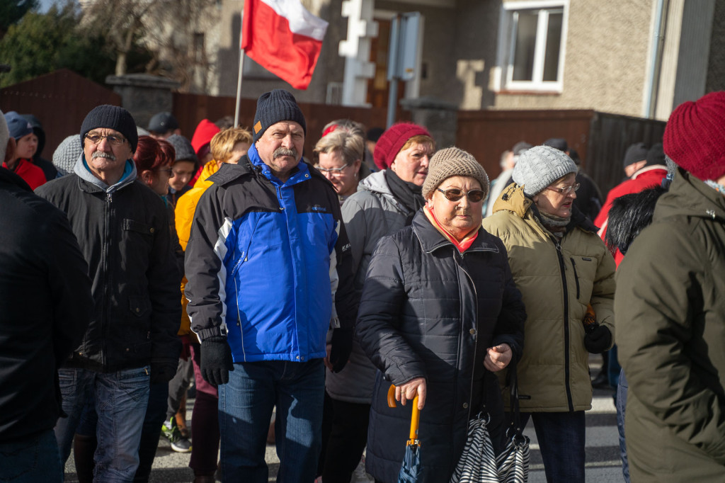 Kolejny protest mieszkańców Lubszy. Bartłomiej, uczeń miejscowej szkoły: 