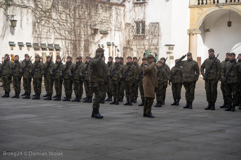 Przysięga Wojsk Obrony Terytorialnej w Brzegu [zdjęcia]