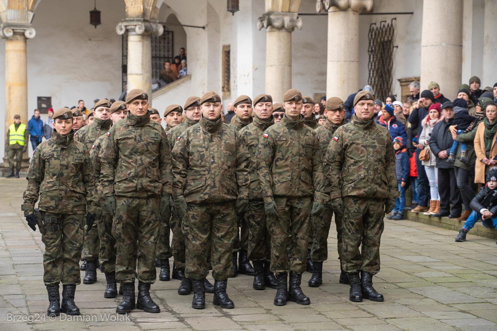 Przysięga Wojsk Obrony Terytorialnej w Brzegu [zdjęcia]