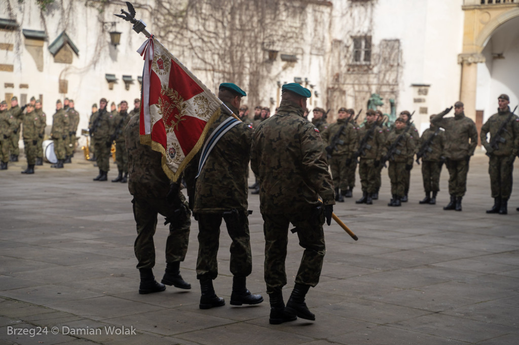 Przysięga Wojsk Obrony Terytorialnej w Brzegu [zdjęcia]