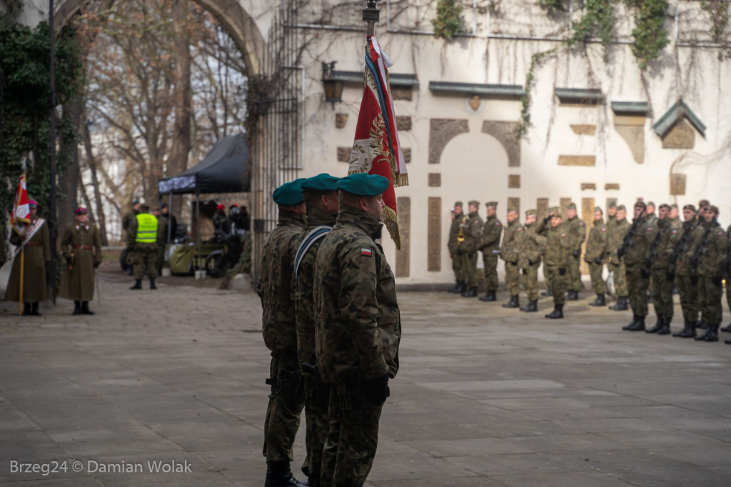 Przysięga Wojsk Obrony Terytorialnej w Brzegu [zdjęcia]
