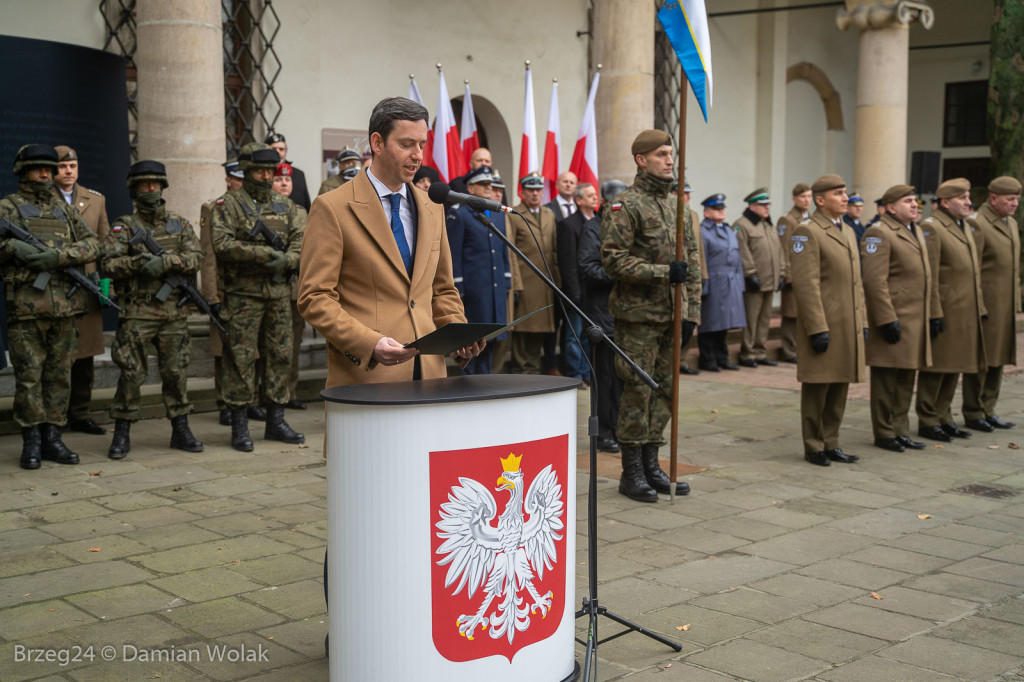 Przysięga Wojsk Obrony Terytorialnej w Brzegu [zdjęcia]