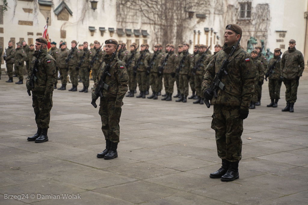 Przysięga Wojsk Obrony Terytorialnej w Brzegu [zdjęcia]