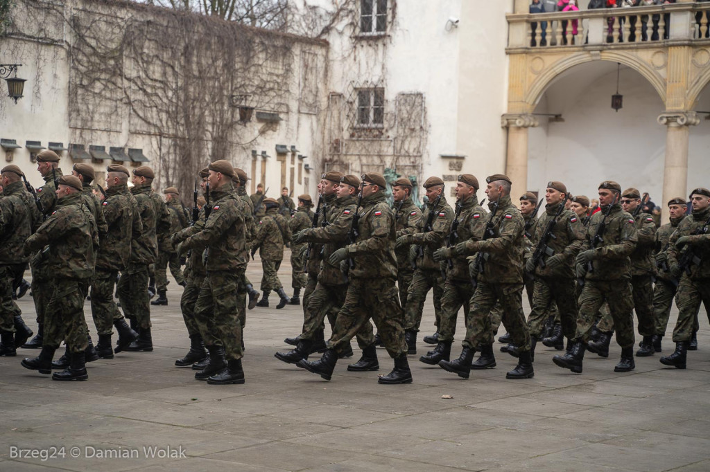 Przysięga Wojsk Obrony Terytorialnej w Brzegu [zdjęcia]