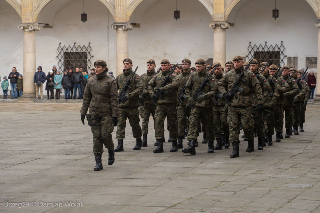 Przysięga Wojsk Obrony Terytorialnej w Brzegu [zdjęcia]