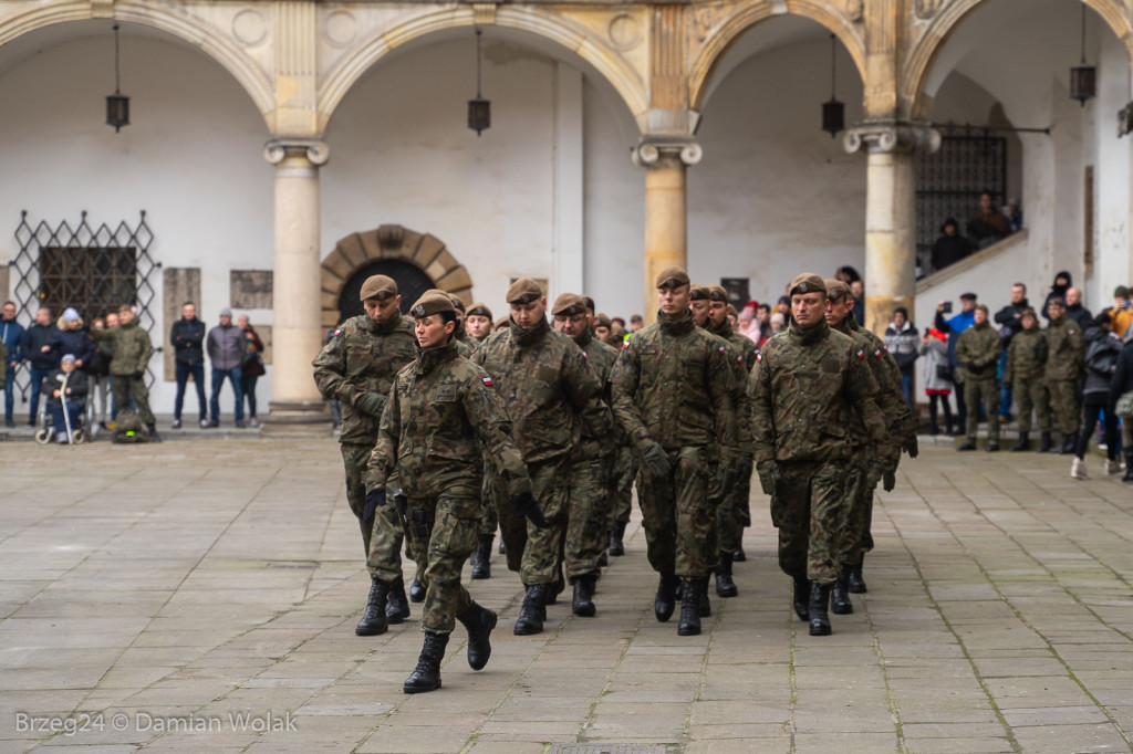 Przysięga Wojsk Obrony Terytorialnej w Brzegu [zdjęcia]