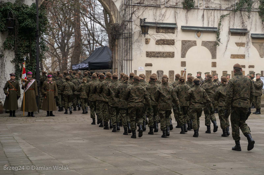 Przysięga Wojsk Obrony Terytorialnej w Brzegu [zdjęcia]