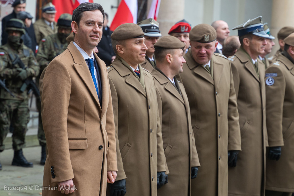 Przysięga Wojsk Obrony Terytorialnej w Brzegu [zdjęcia]