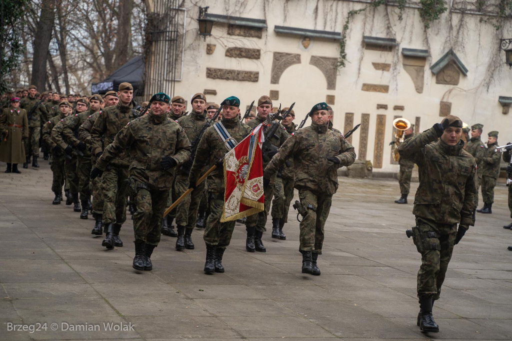 Przysięga Wojsk Obrony Terytorialnej w Brzegu [zdjęcia]