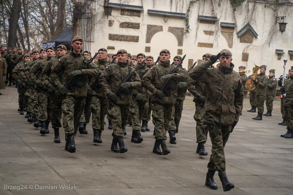Przysięga Wojsk Obrony Terytorialnej w Brzegu [zdjęcia]