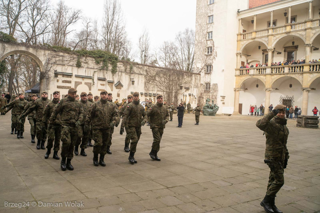 Przysięga Wojsk Obrony Terytorialnej w Brzegu [zdjęcia]