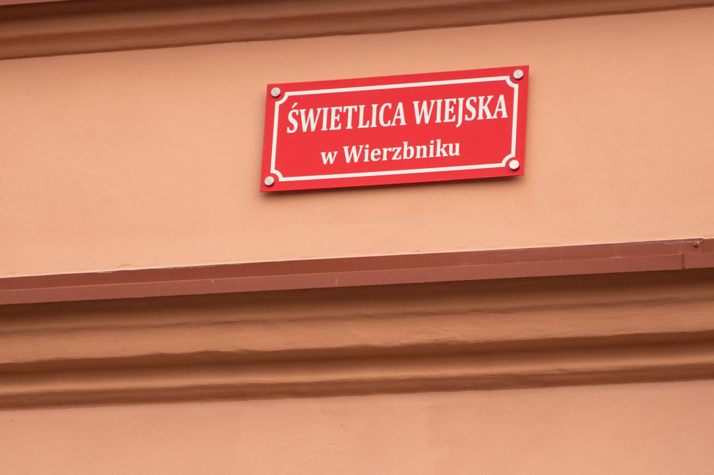 Zmodernizowana świetlica w Wierzbniku oddana do użytku