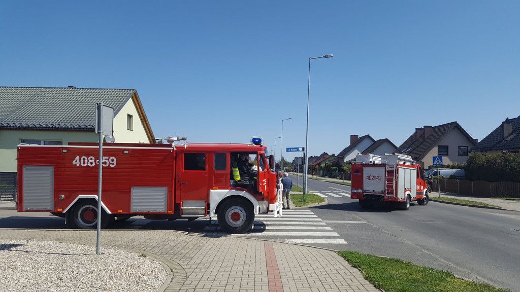 Na osiedlu mieszkaniowym w Grodkowie rozszczelnił się gazociąg. Ewakuowano ok. 100 osób