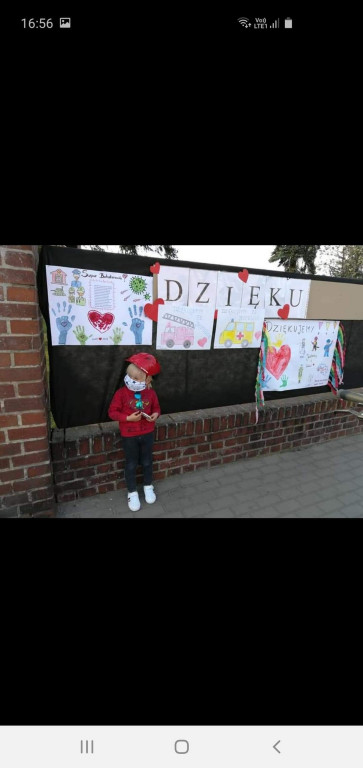 #BrawoDlaWas - Przedszkolaki z Lewina Brzeskiego dziękują służbom za ich pracę w czasie epidemii