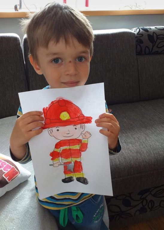 Publiczne Przedszkole nr 2 złożyło życzenia strażakom z okazji ich święta