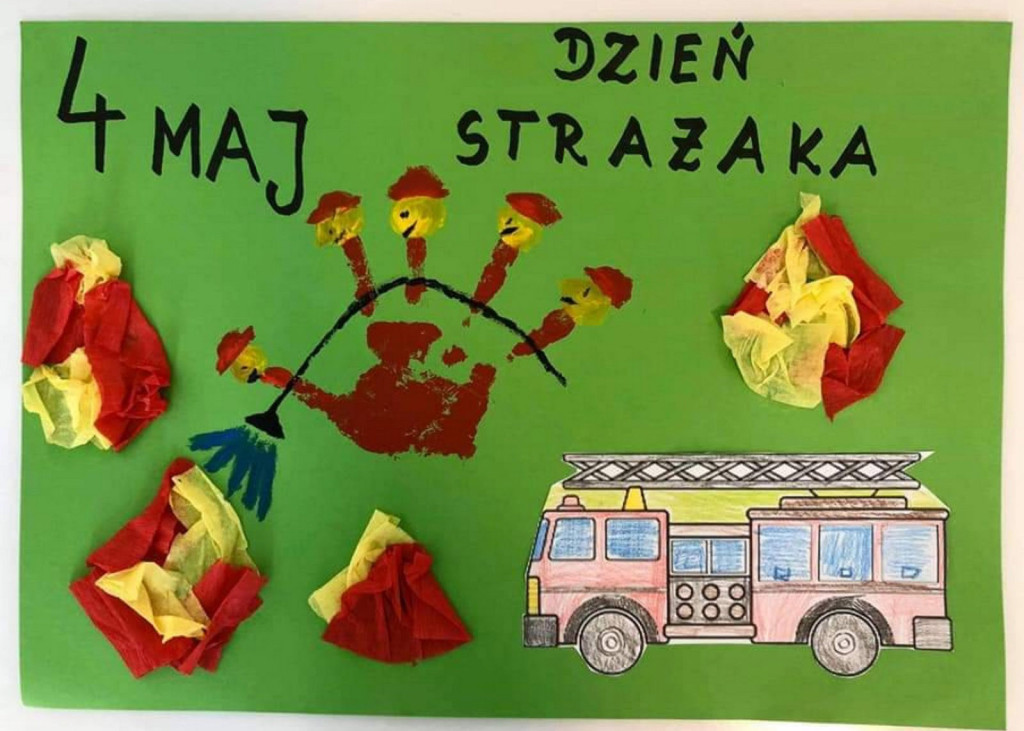 Publiczne Przedszkole nr 2 złożyło życzenia strażakom z okazji ich święta
