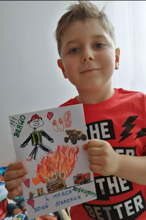 Publiczne Przedszkole nr 2 złożyło życzenia strażakom z okazji ich święta