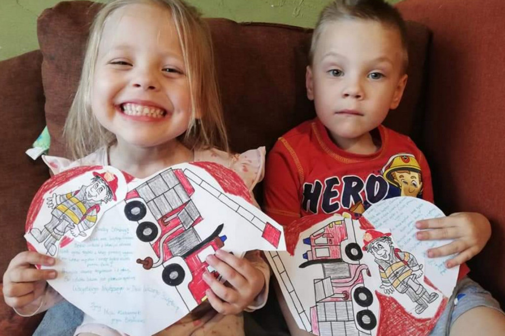 Publiczne Przedszkole nr 2 złożyło życzenia strażakom z okazji ich święta