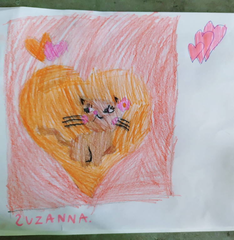 Dzieci z PP1 w Lewinie Brzeskim dziękują bibliotekarzom za ich pracę!