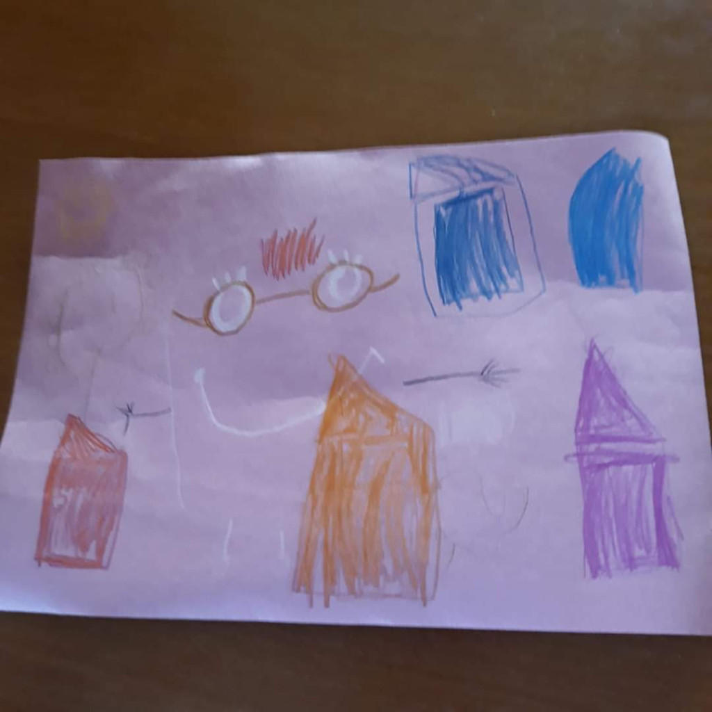 Dzieci z PP1 w Lewinie Brzeskim dziękują bibliotekarzom za ich pracę!