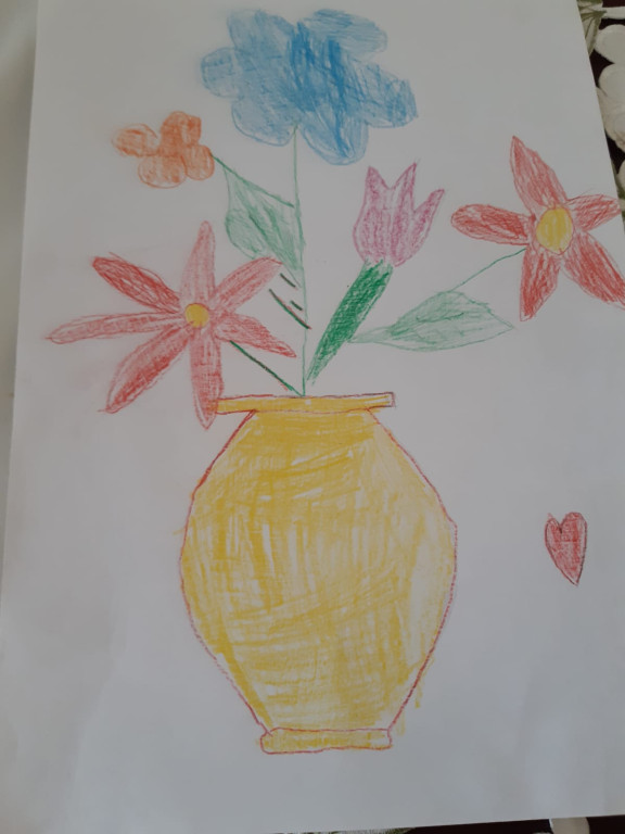 Dzieci z PP1 w Lewinie Brzeskim dziękują bibliotekarzom za ich pracę!