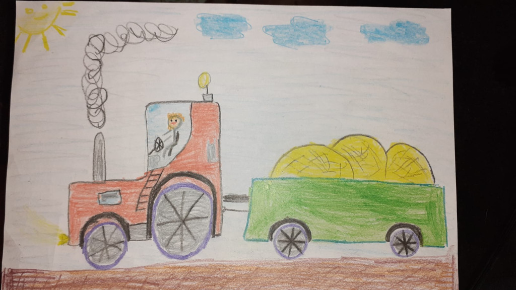 Dzieci z PP1 w Lewinie Brzeskim dziękują bibliotekarzom za ich pracę!