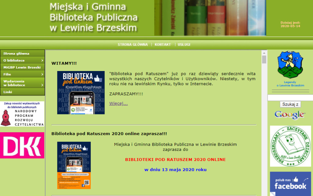 Biblioteka pod Ratuszem na łączach internetowych