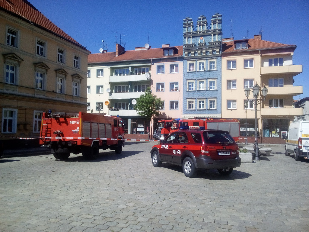 Brzeg: Ponowny wyciek gazu w Rynku. Ewakuowano 15 osób.