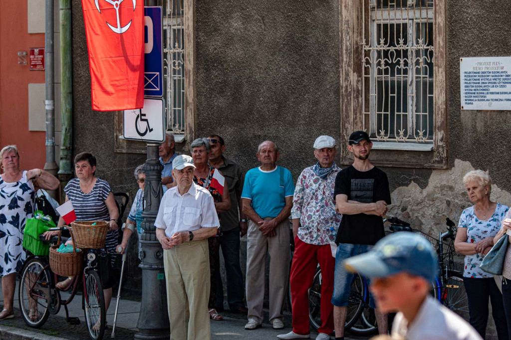 Prezydent Andrzej Duda w Brzegu: mówił o pięknych dziejach miasta, Wydarzeniach Brzeskich z 1966 roku oraz o LGBT [fotorelacja]