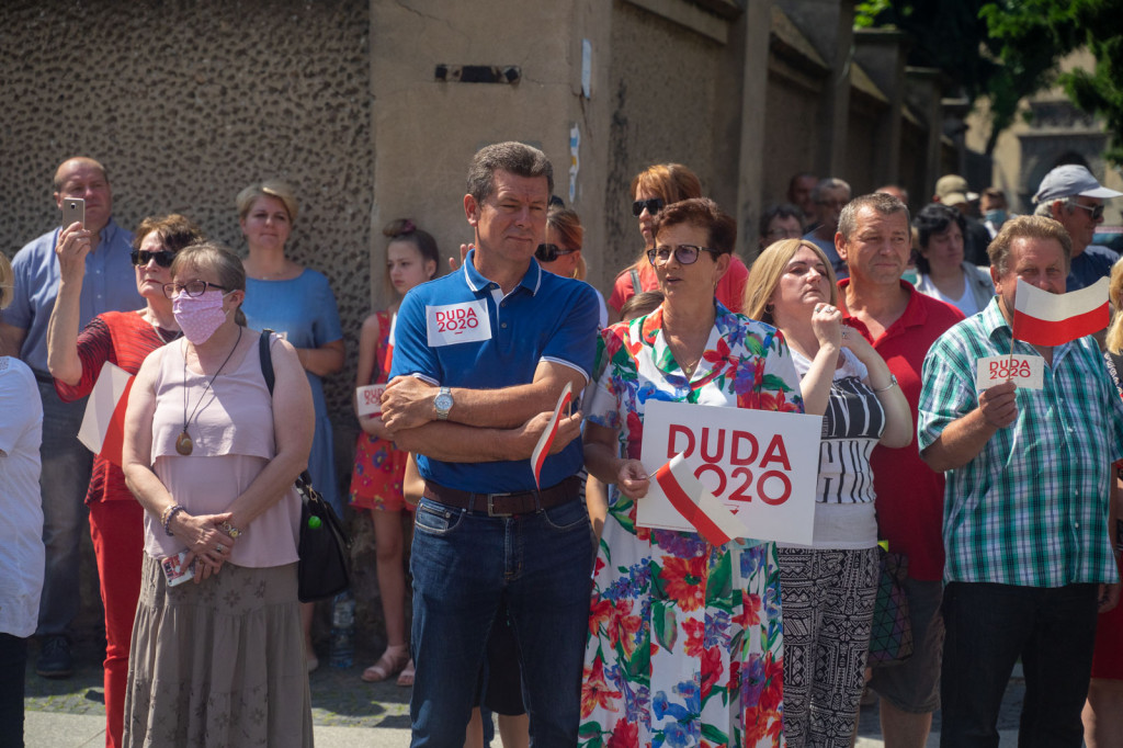 Prezydent Andrzej Duda w Brzegu: mówił o pięknych dziejach miasta, Wydarzeniach Brzeskich z 1966 roku oraz o LGBT [fotorelacja]