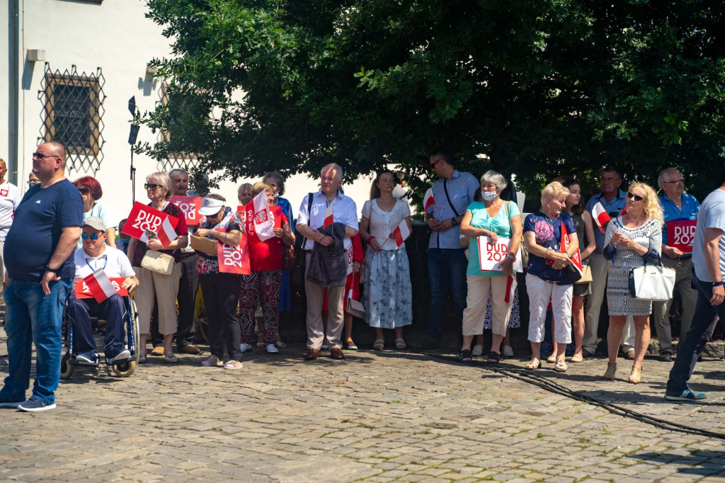 Prezydent Andrzej Duda w Brzegu: mówił o pięknych dziejach miasta, Wydarzeniach Brzeskich z 1966 roku oraz o LGBT [fotorelacja]