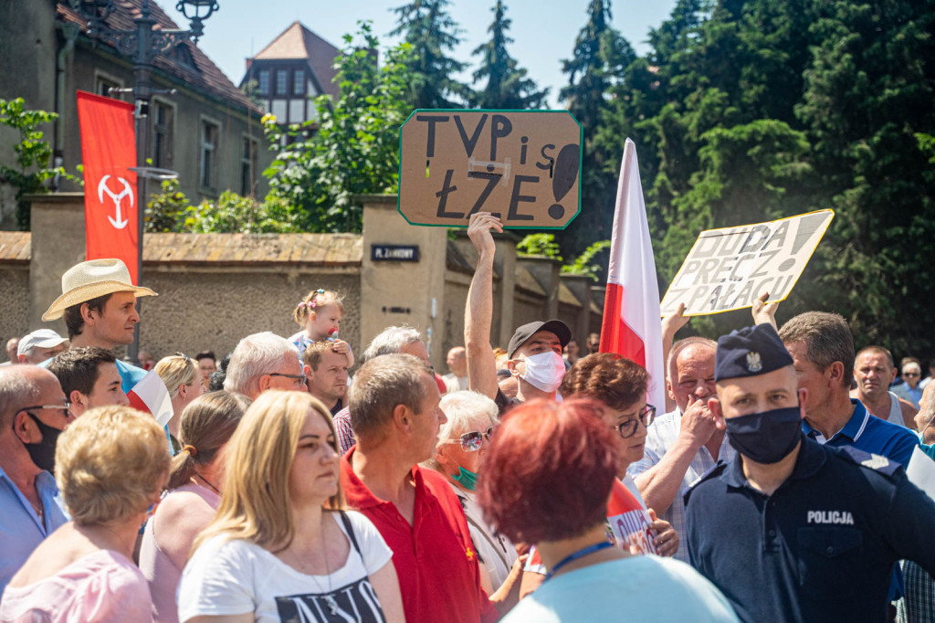 Prezydent Andrzej Duda w Brzegu: mówił o pięknych dziejach miasta, Wydarzeniach Brzeskich z 1966 roku oraz o LGBT [fotorelacja]