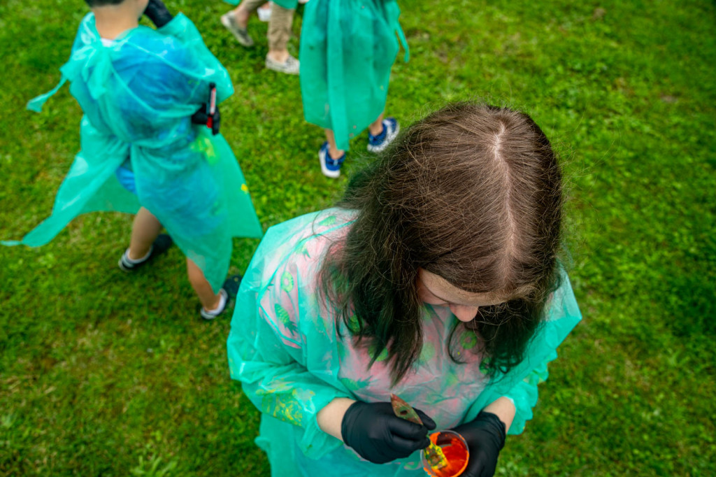 Początek wakacji. Przy OKiR w Grodkowie powstały kolejne murale