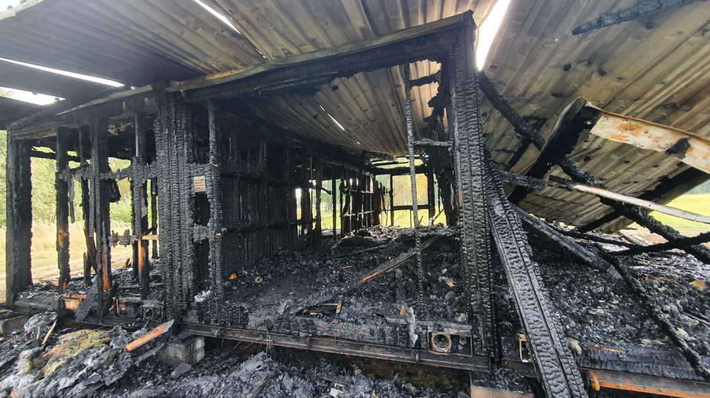 Na boisku w Lubszy spłonął 