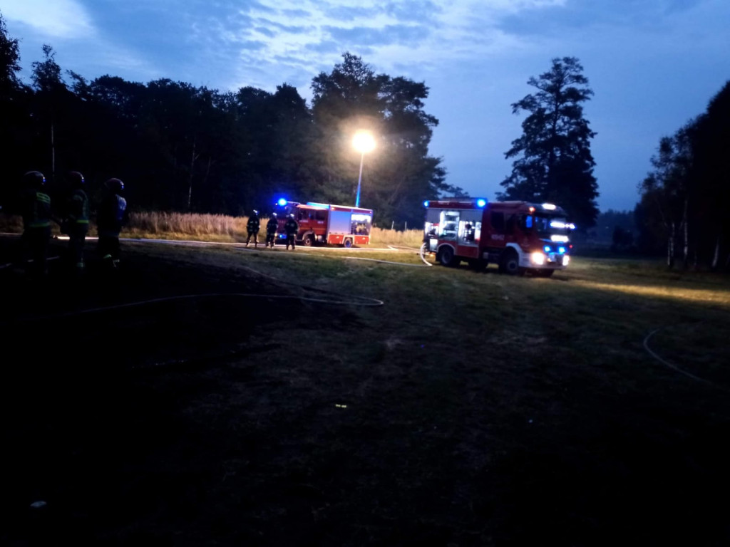 Na boisku w Lubszy spłonął 