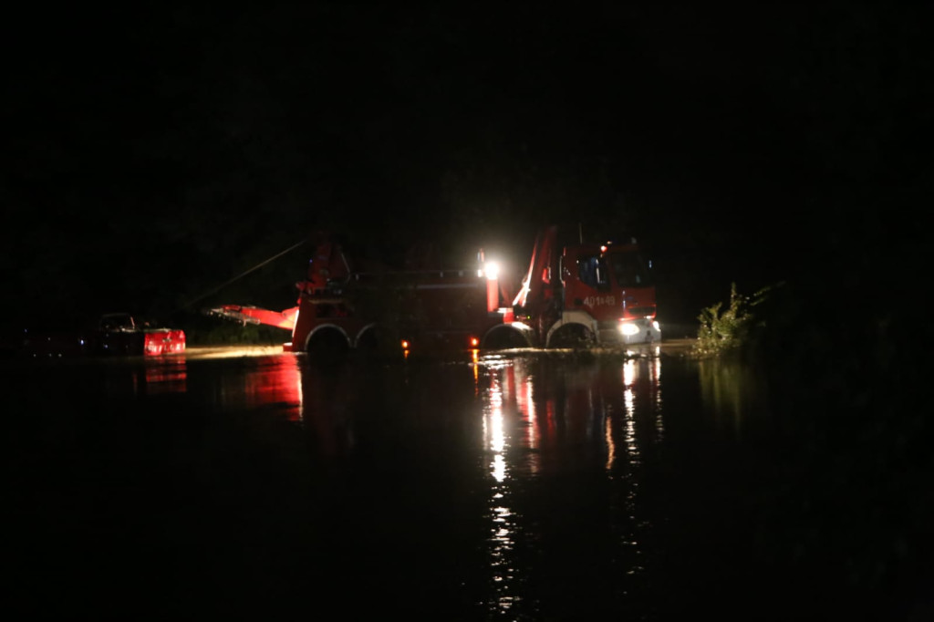 Kierowca zatopionej toyoty chciał 