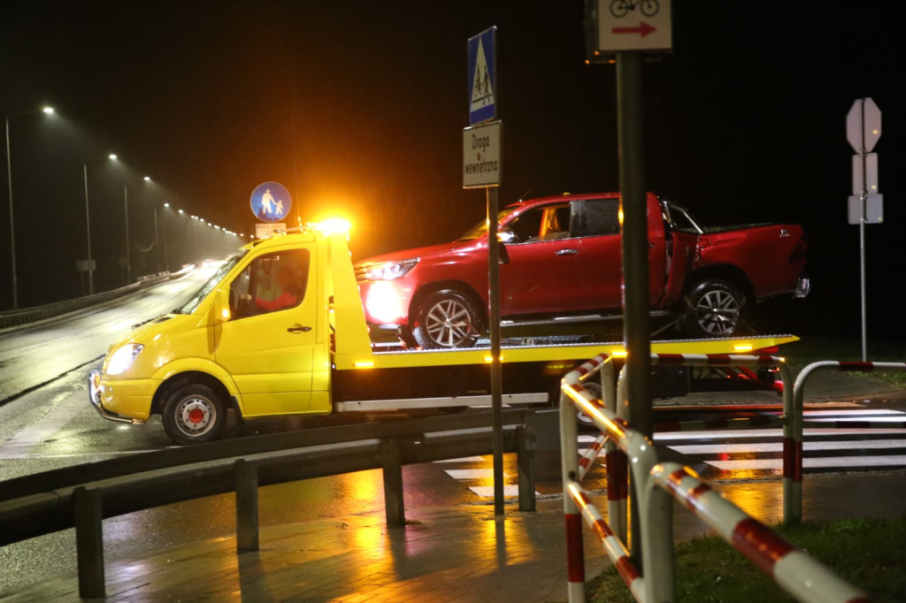 Kierowca zatopionej toyoty chciał 