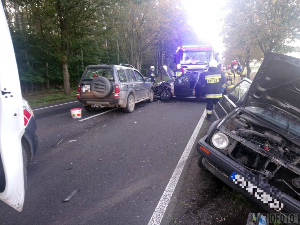 Dwa wypadki na drogach krajowych w powiecie brzeskim