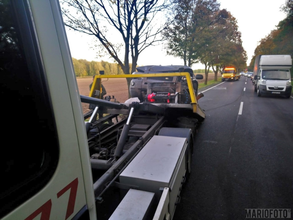 Dwa wypadki na drogach krajowych w powiecie brzeskim