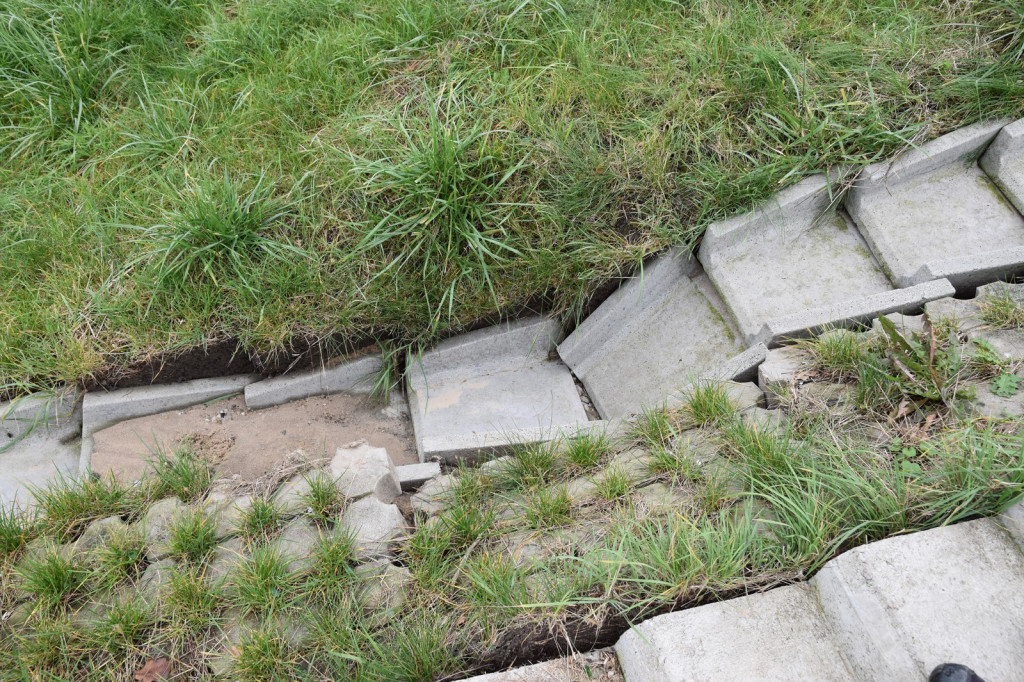 Wał przeciwpowodziowy w Brzegu czeka drobna naprawa, ale zdaniem RZGW nie przesiąka [wideo]