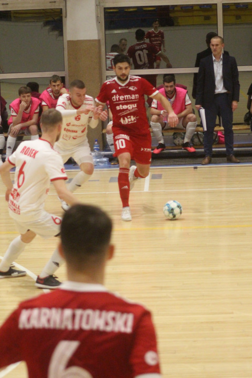 Fatalna porażka w derbach. Trener Fit-Morning Gredaru Brzeg zwolniony po meczu przeciwko Dremanowi Opole Komprachcice [GALERIA]