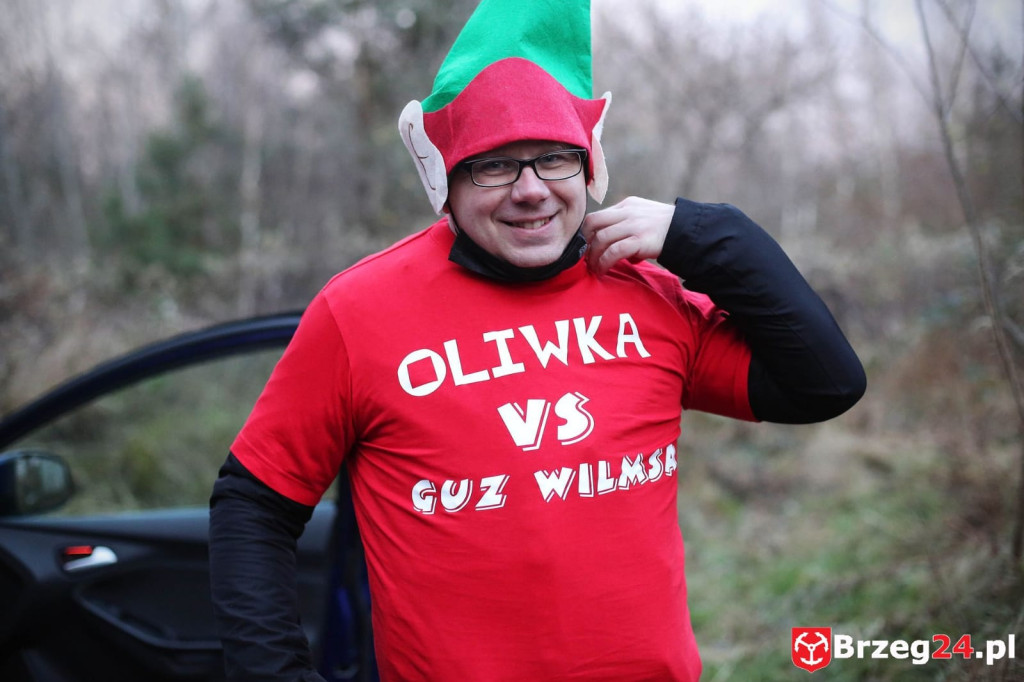 Mała wojowniczka Oliwka spotkała się dzisiaj ze św. Mikołajem