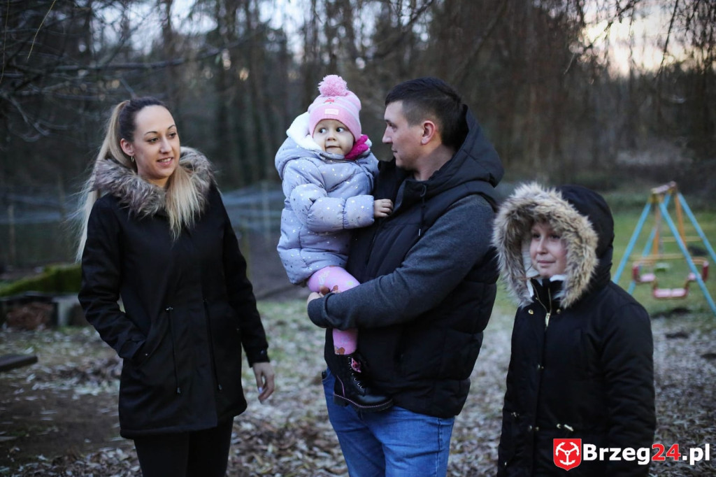 Mała wojowniczka Oliwka spotkała się dzisiaj ze św. Mikołajem