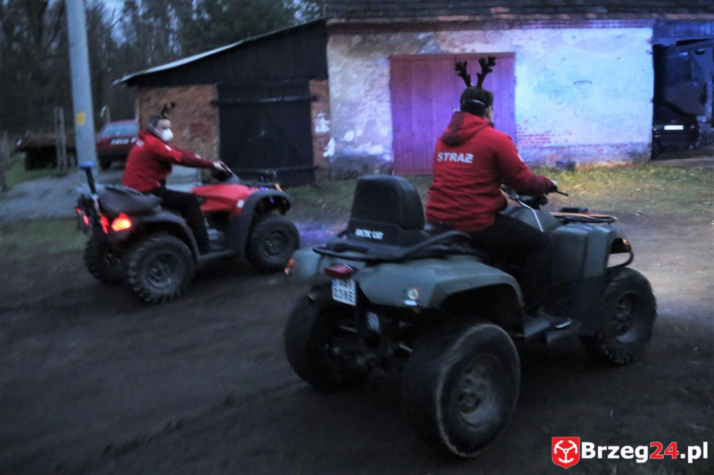 Mała wojowniczka Oliwka spotkała się dzisiaj ze św. Mikołajem