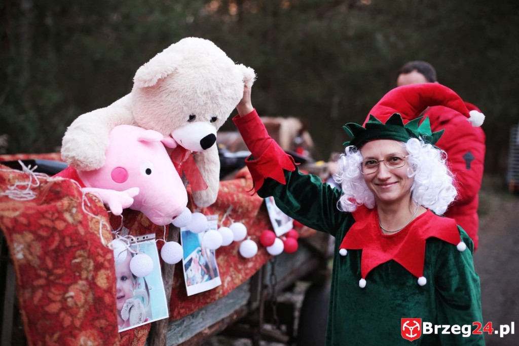 Mała wojowniczka Oliwka spotkała się dzisiaj ze św. Mikołajem
