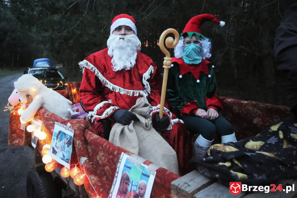 Mała wojowniczka Oliwka spotkała się dzisiaj ze św. Mikołajem