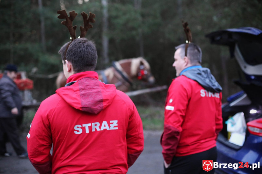 Mała wojowniczka Oliwka spotkała się dzisiaj ze św. Mikołajem