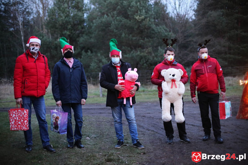 Mała wojowniczka Oliwka spotkała się dzisiaj ze św. Mikołajem