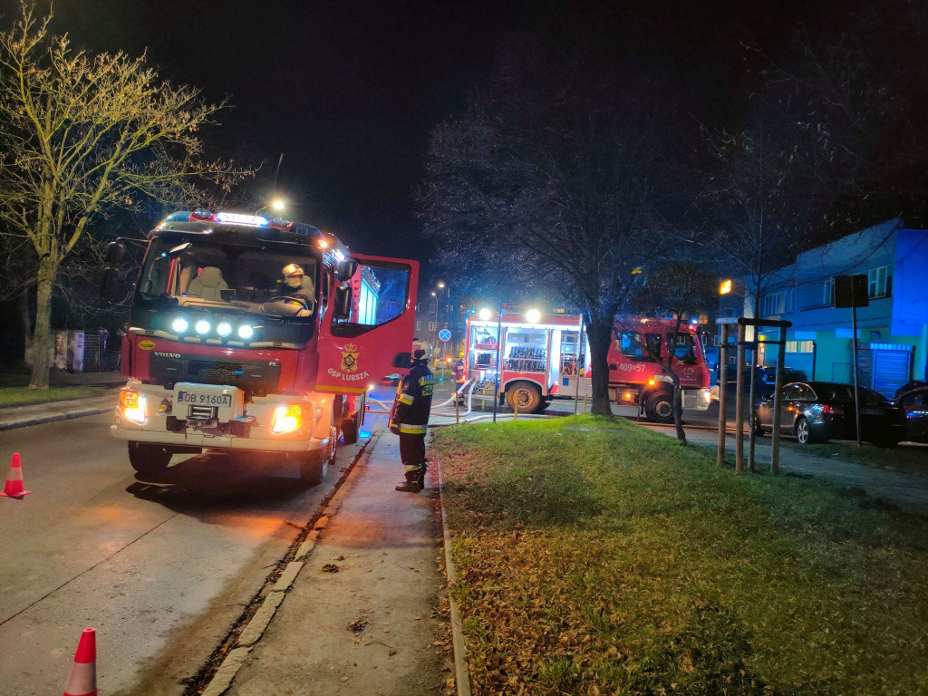 Pożar w Brzegu i Brzezinie. Do akcji zadysponowano strażaków z Brzegu, Grodkowa i okolicznych jednostek OSP